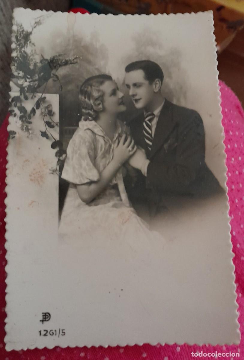 Postales: -87621 POSTAL ROMANTICA ENAMORADOS, ESCRITA, 12G1/5, PRECIOSA FOTOGRAFIA