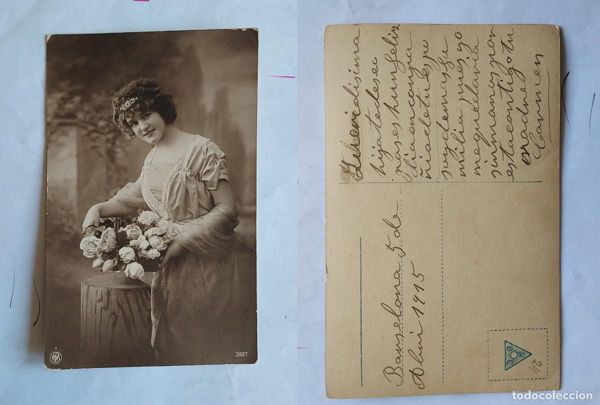 Postais: LOTE DE 8 POSTALES VARIADAS ANTIGUAS DAMAS NI&Ntilde;OS UN LE&Oacute;N ...