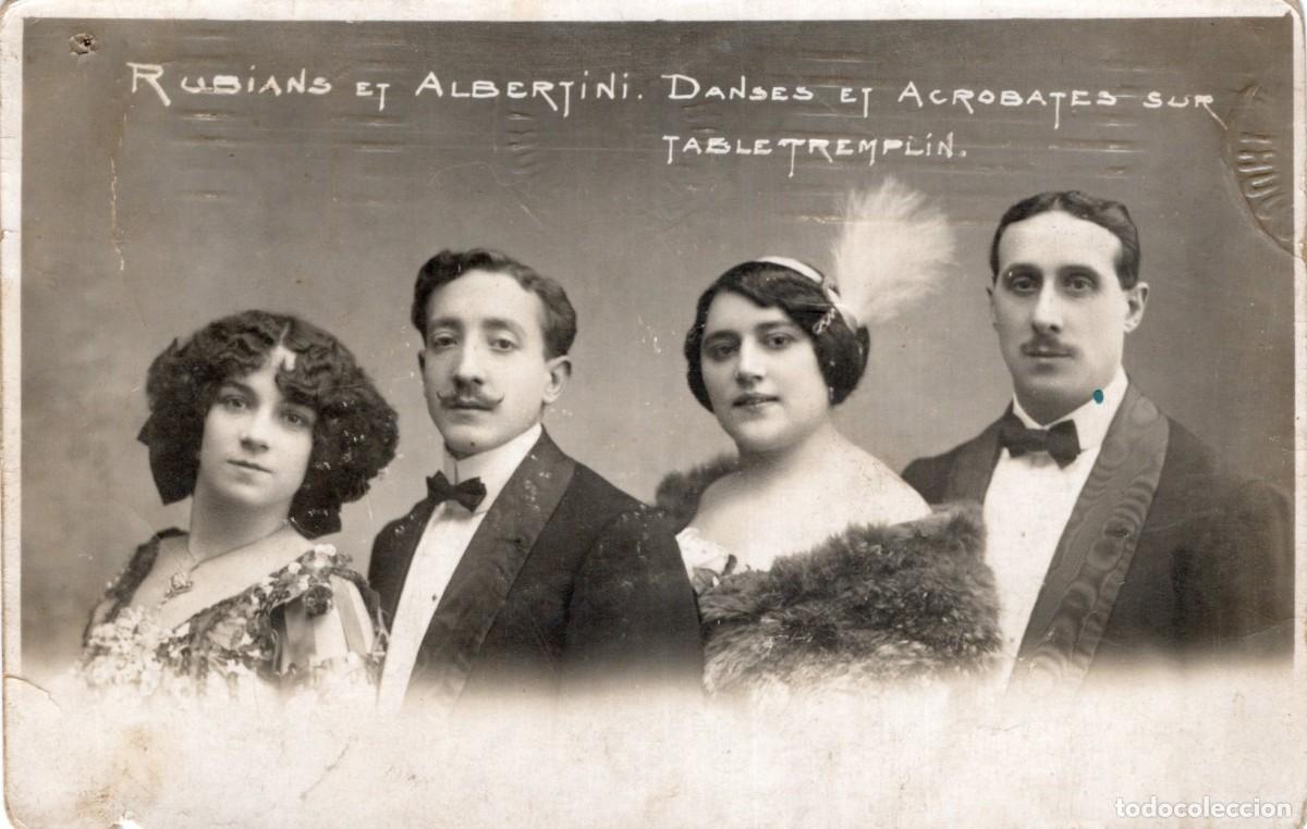 Cartoline: CIRCO, ACR&Oacute;BATAS, MAGIA, ILUSIONISMO. RUBIANS ET ALBERTINI