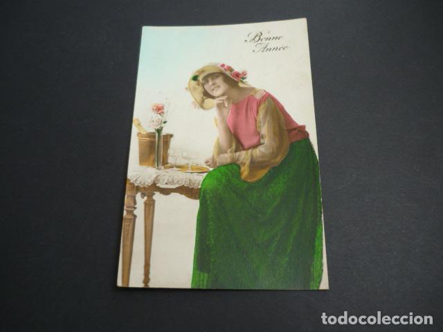 Postales: MUJER ELEGANTE ANTIGUA POSTAL - Foto 1