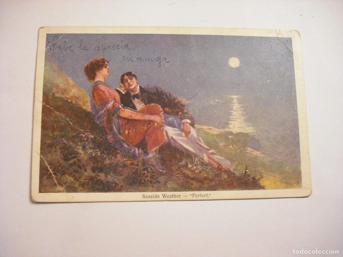 Postales: ANTIGUA POSTAL DE PAREJA , ESCRITA 1908 - Foto 1