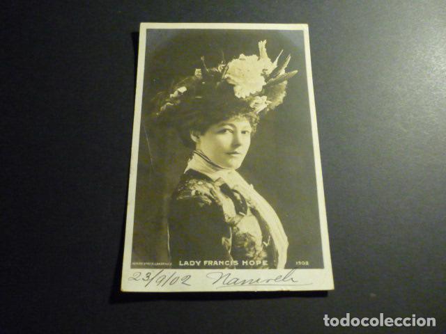 Postais: LADY FRANCIS HOPE POSTAL