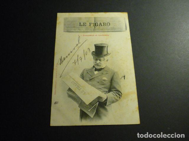 Postales: CABALLERO LEYENDO EL PERIODICO POSTAL - Foto 1
