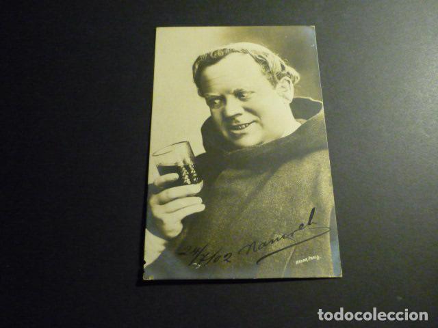 Cartoline: MONJE CON COPA DE VINO POSTAL