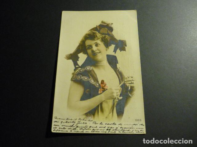 Postales: MUJER DISFRAZADA POSTAL - Foto 1