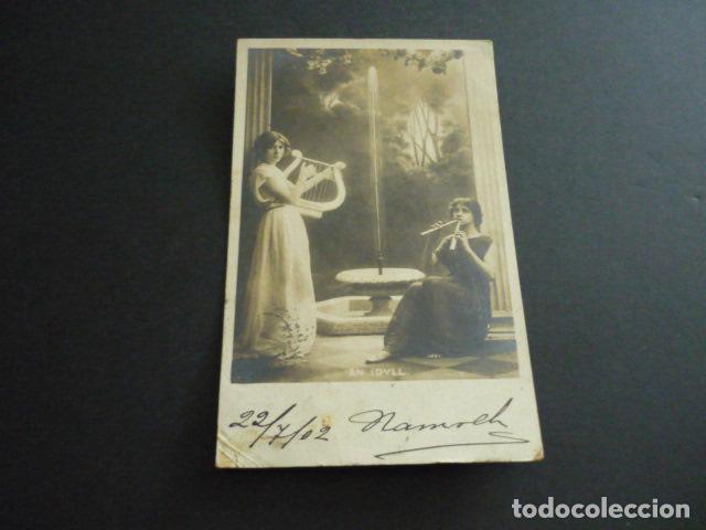 Cartoline: MUJERES CLASICAS CON INSTRUMENTOS POSTAL