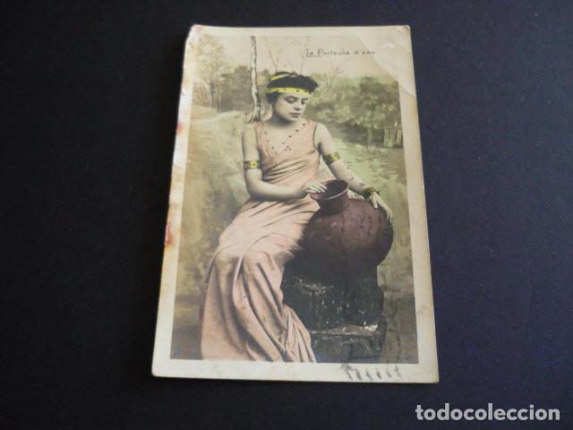 Postales: MUJER CON CANTARO POSTAL - Foto 1