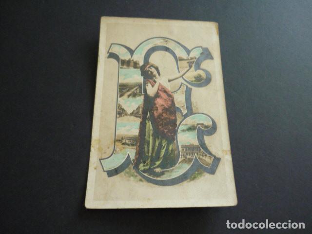 Postales: LETRA B CON MUJER POSTAL - Foto 1