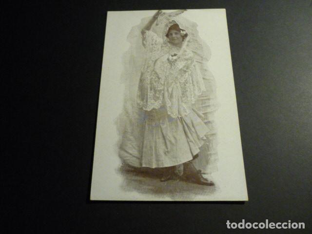 Postales: MUJER CON ABANICO POSTAL - Foto 1
