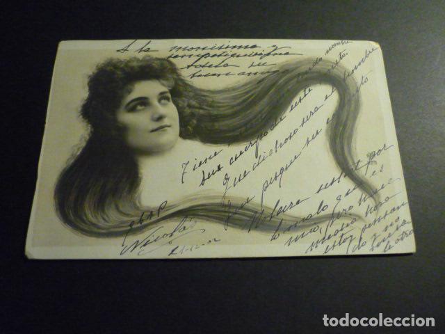 MUJER ELEGANTE POSTAL