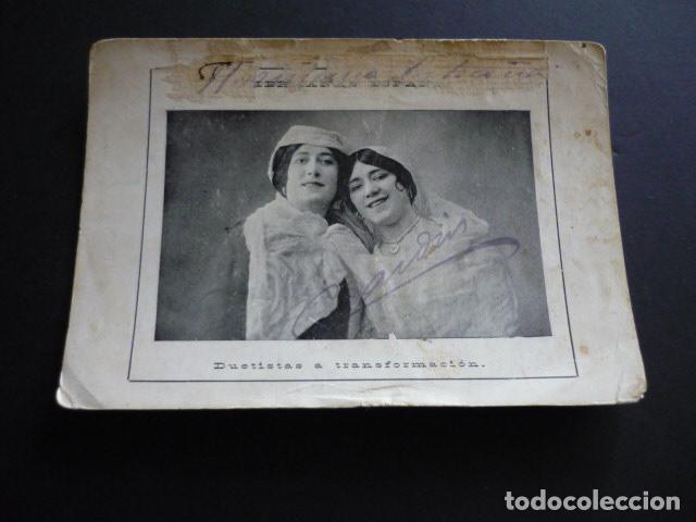 Postais: HERMANAS ESPA&Ntilde;A ARTISTA CUPLETISTA POSTAL