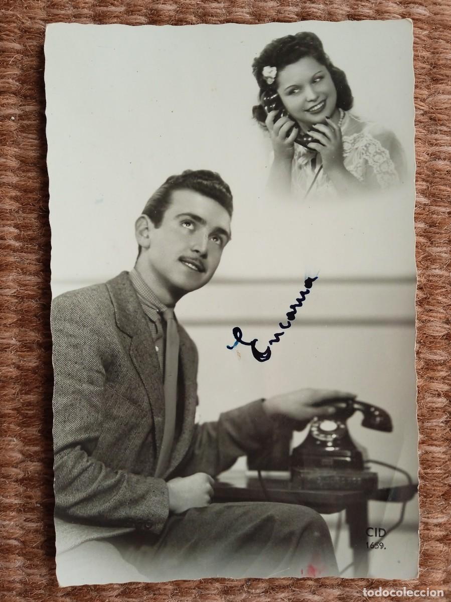 Postales: PAREJA AL TELEFONO - Foto 1