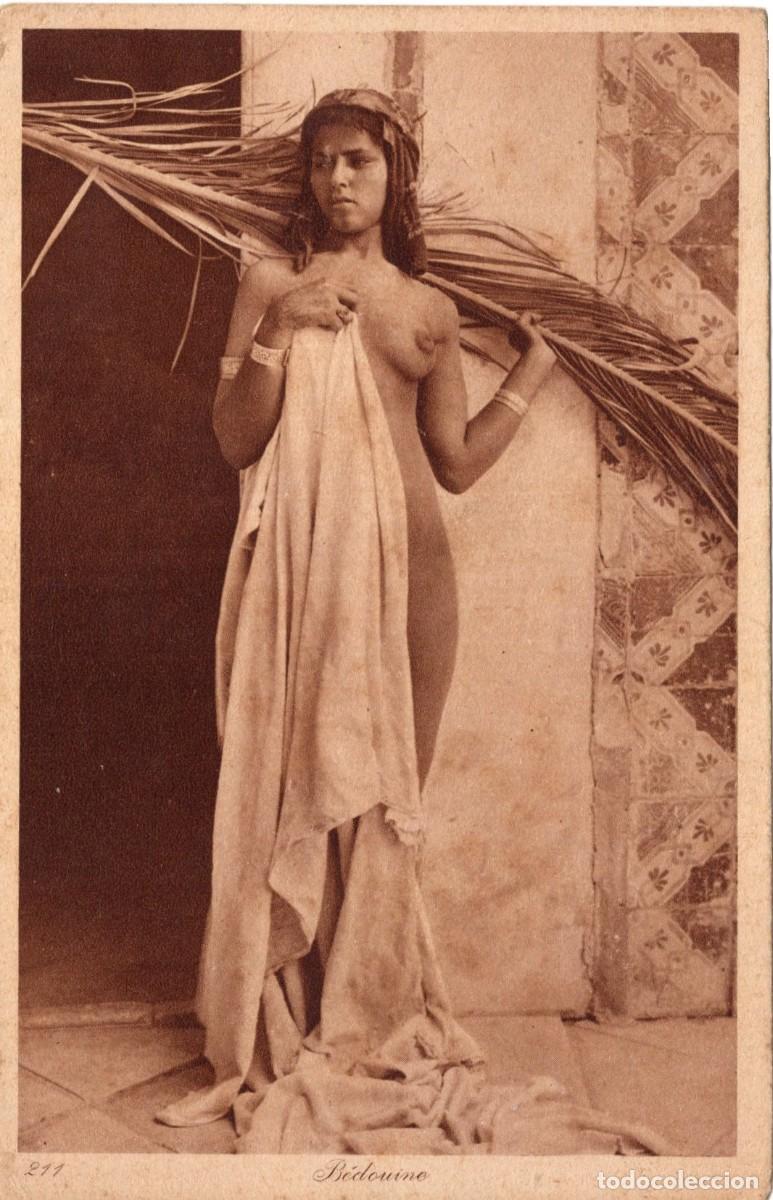 Postales: EROTISMO. MUJER ARABE DESNUDA - Foto 1