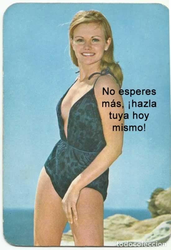 Postkarten: ❤️ Exclusiva Postal Calendario de Mujer Desnuda, Er&oacute;tica, Sexy,Tiell - 1972: Un Cl&aacute;sico de Colecci&oacute;n