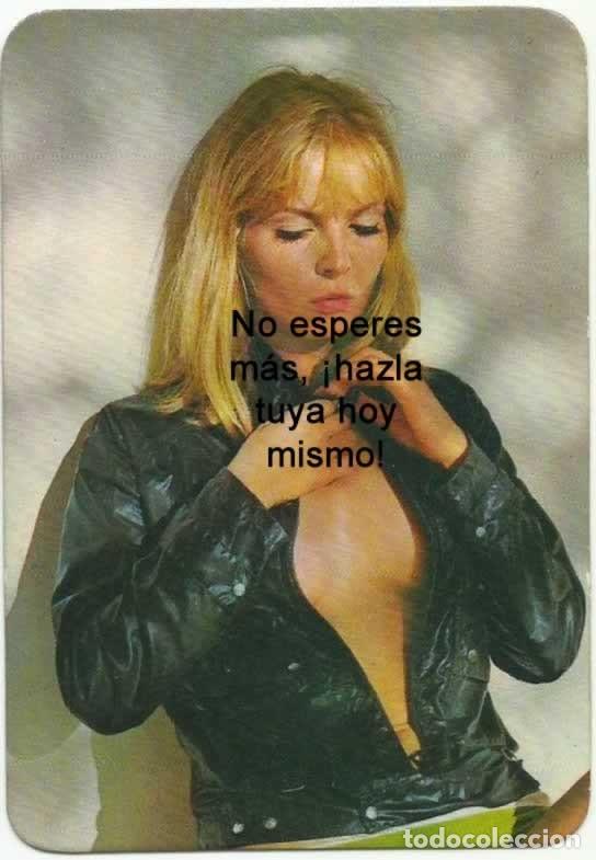 Cartoline: ❤️ Exclusiva Postal Calendario de Mujer Desnuda, Er&oacute;tica, Sexy 70,1972: Un Cl&aacute;sico de Colecci&oacute;n