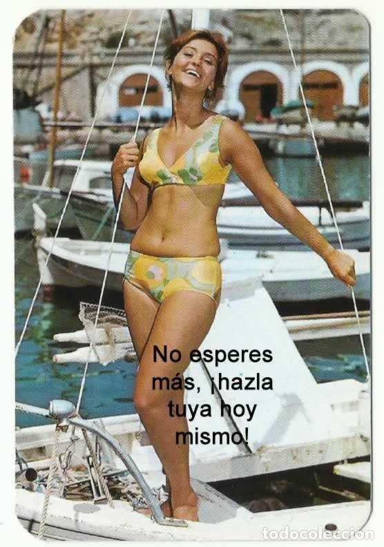 Cartoline: ❤️ Exclusiva Postal Calendario de Mujer Desnuda, Er&oacute;tica, Tiell02, 1972: Un Cl&aacute;sico de Colecci&oacute;n