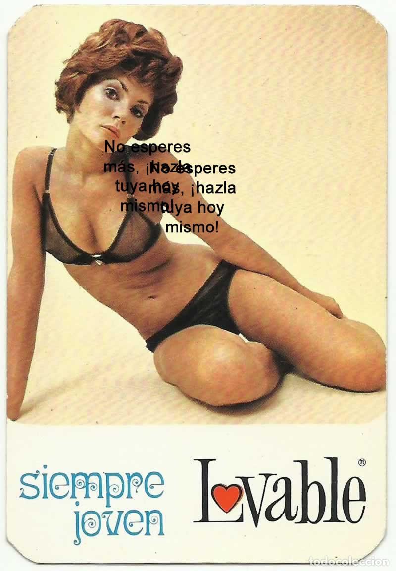 Cartoline: ❤️ Exclusiva Postal Calendario de Mujer Desnuda, Er&oacute;tica, Joven, 1971: Un Cl&aacute;sico de Colecci&oacute;n