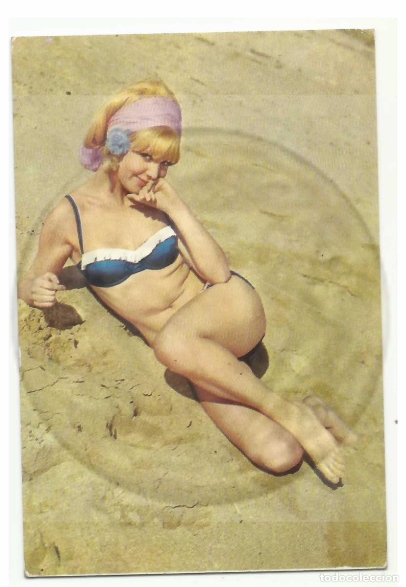 Cartoline: ❤️ Exclusiva Postal Calendario Mujer Desnuda, Er&oacute;tica, Sexy, a&ntilde;os 60 o 70: Un Cl&aacute;sico de Colecci&oacute;n