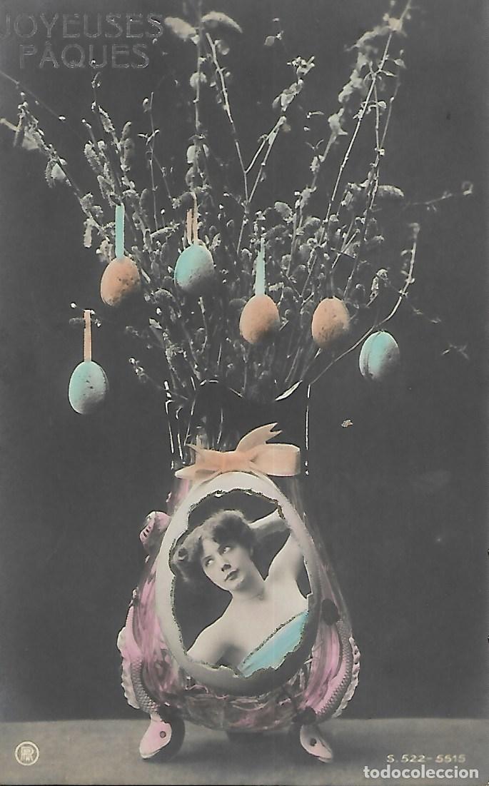 Postales: POSTAL MODERNISTA CIRCULADA EN 1906 - Foto 1