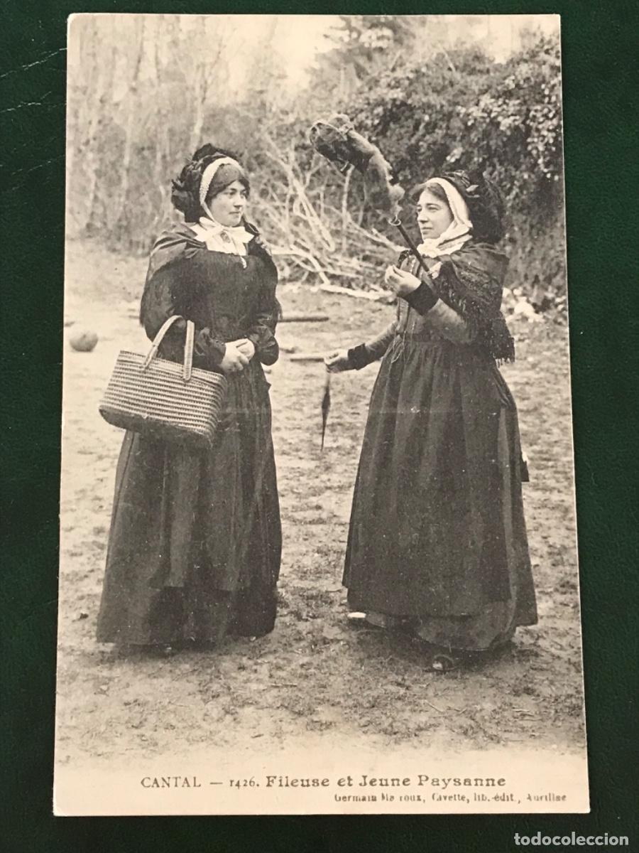 Postais: Postal de Francia Folklore Trajes T&iacute;picos