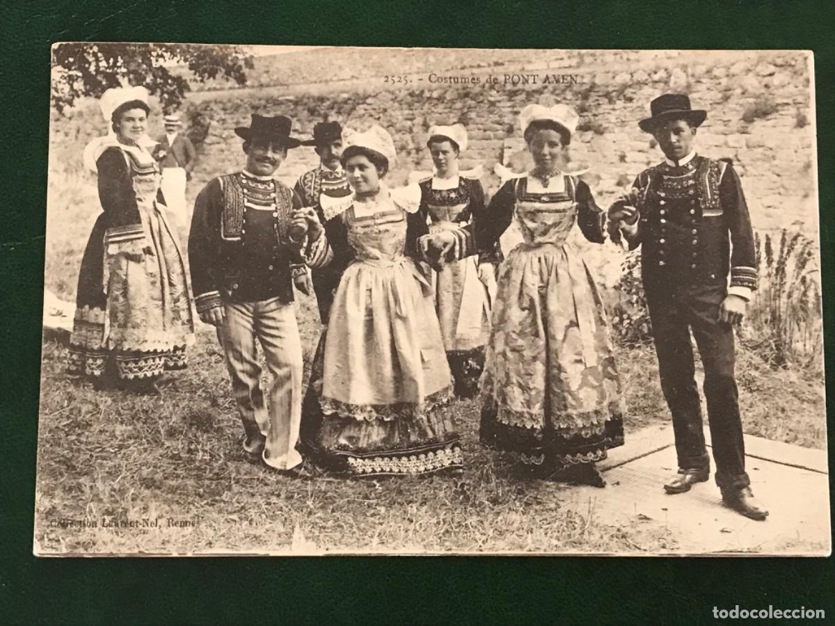 Postales: Postal de Francia Folklore Trajes T&iacute;picos - Foto 1