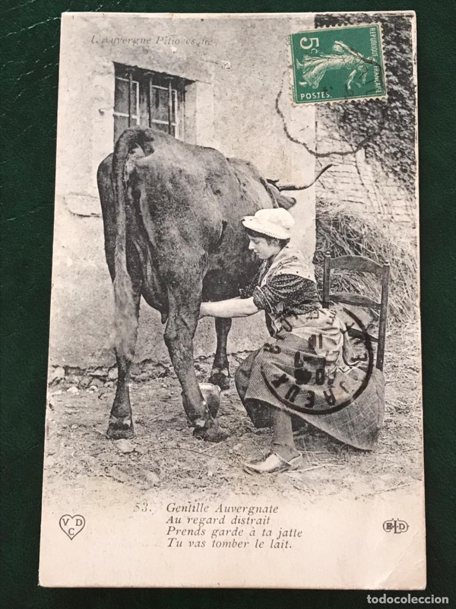 Postais: Postal de Francia Folklore Trajes T&iacute;picos