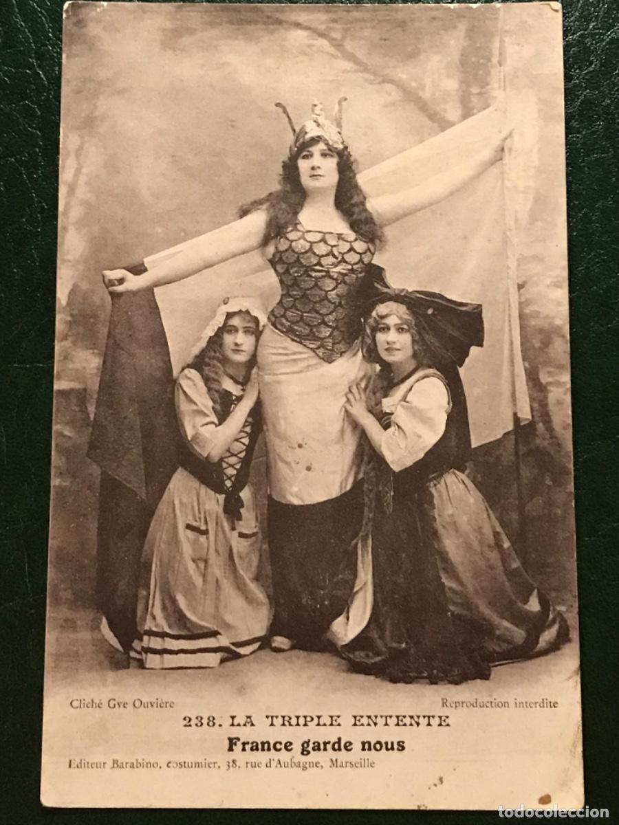 Postais: Postal de Francia Mujeres Famosas