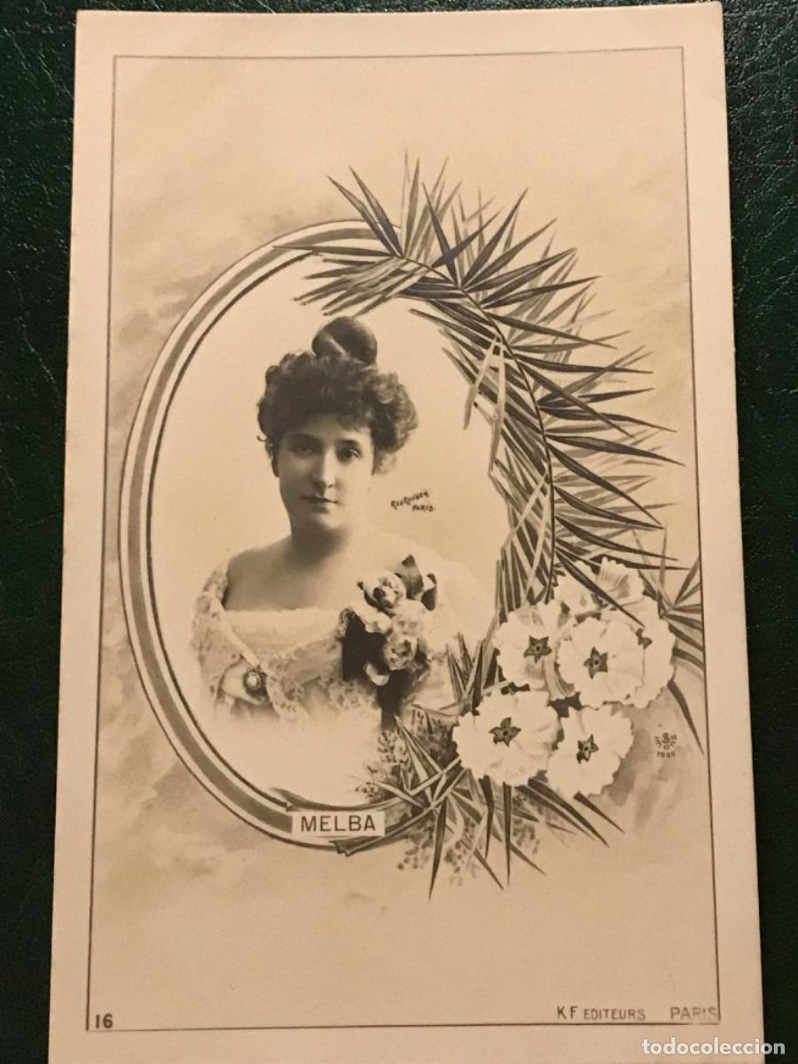 Postais: Postal de Francia Mujeres Famosas Melba