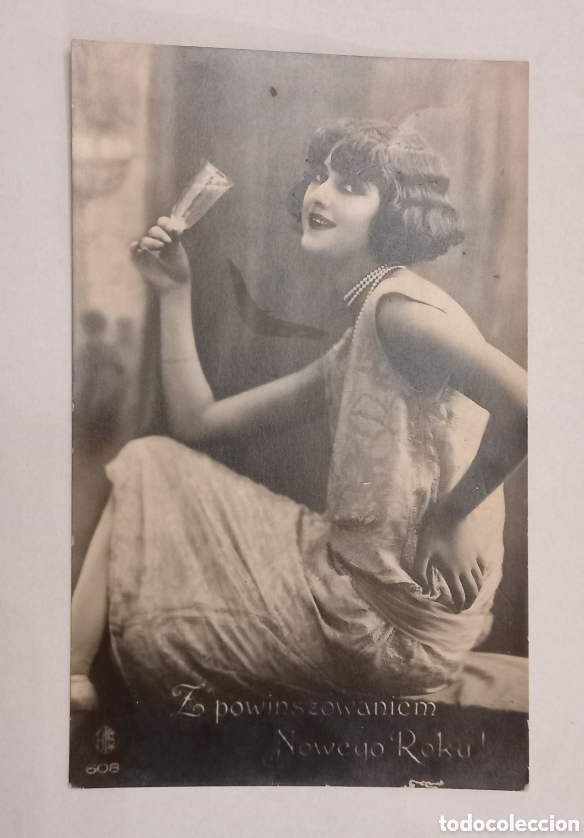 Postales: Antigua postal rom&aacute;ntica francesa - Foto 1