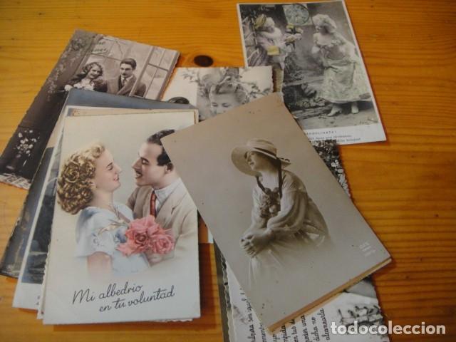 Postkarten: postales galantes , lote de 17