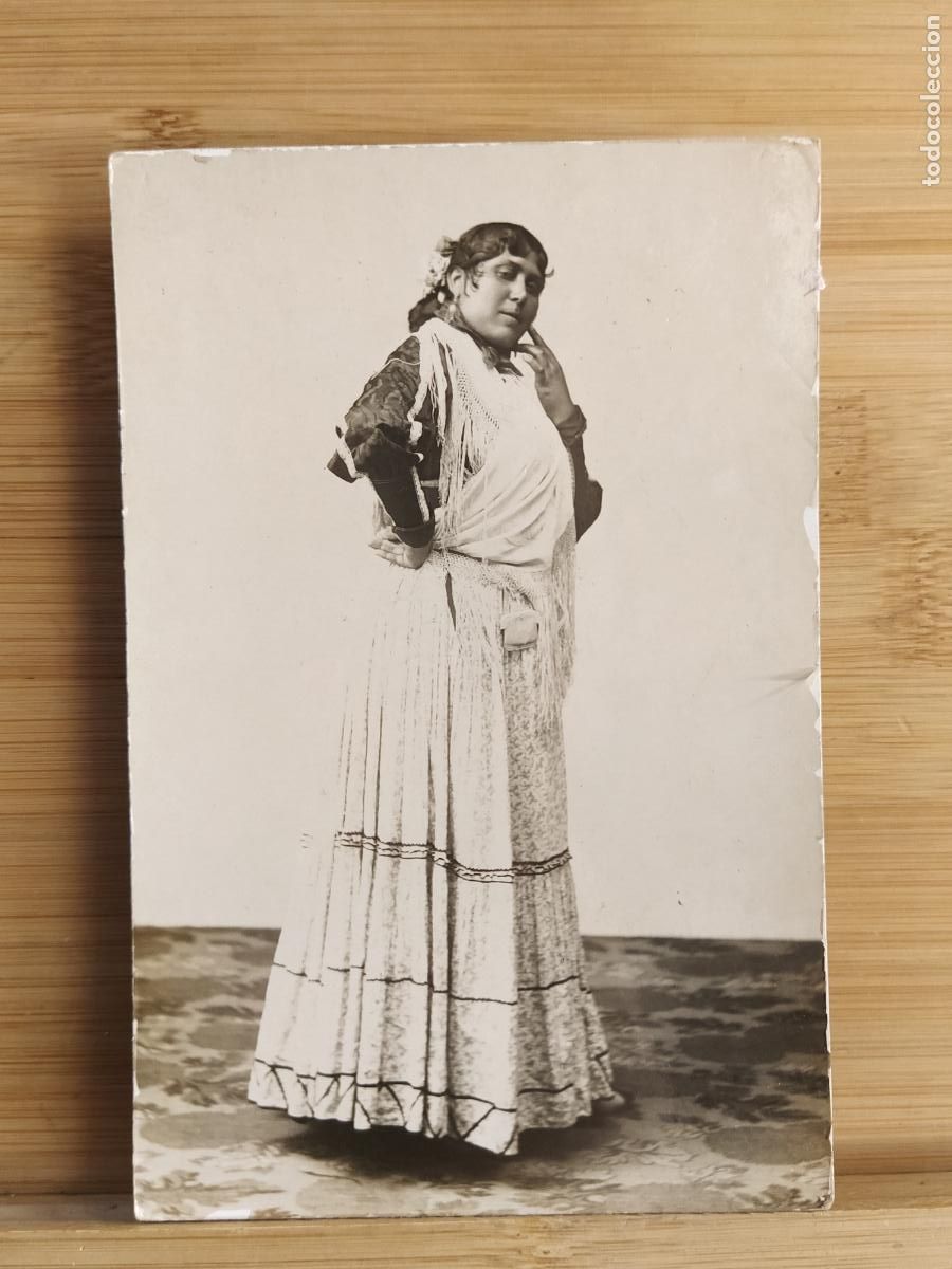 Postais: MUJER - ARTISTA ?? - FOTOGRAFICA - POSTAL ANTIGUA - (109.173)