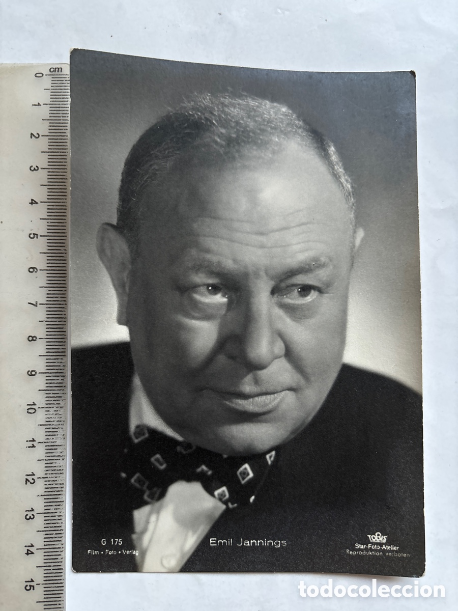 Postkarten: POSTAL. EMIL JANNINGS. FILM. FOTO. VERLAG.