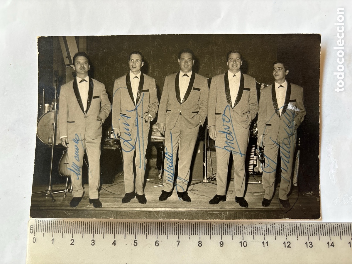Cartoline: FOTO POSTAL. CONJUNTO MUSICO VOCAL. FOTO FRITZ. ADOX.