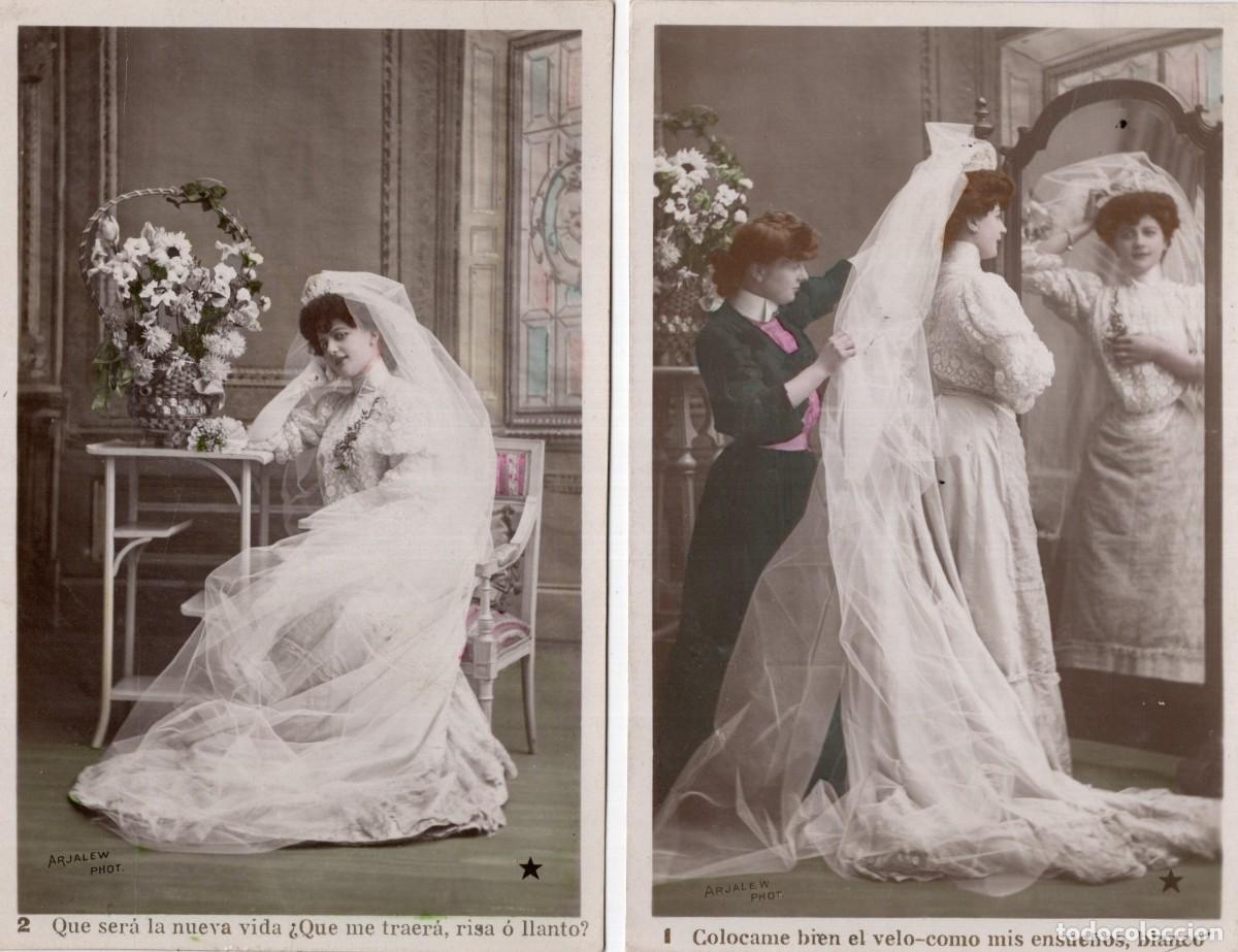 Postais: TRAJE DE BODAS. 2 POSTALES