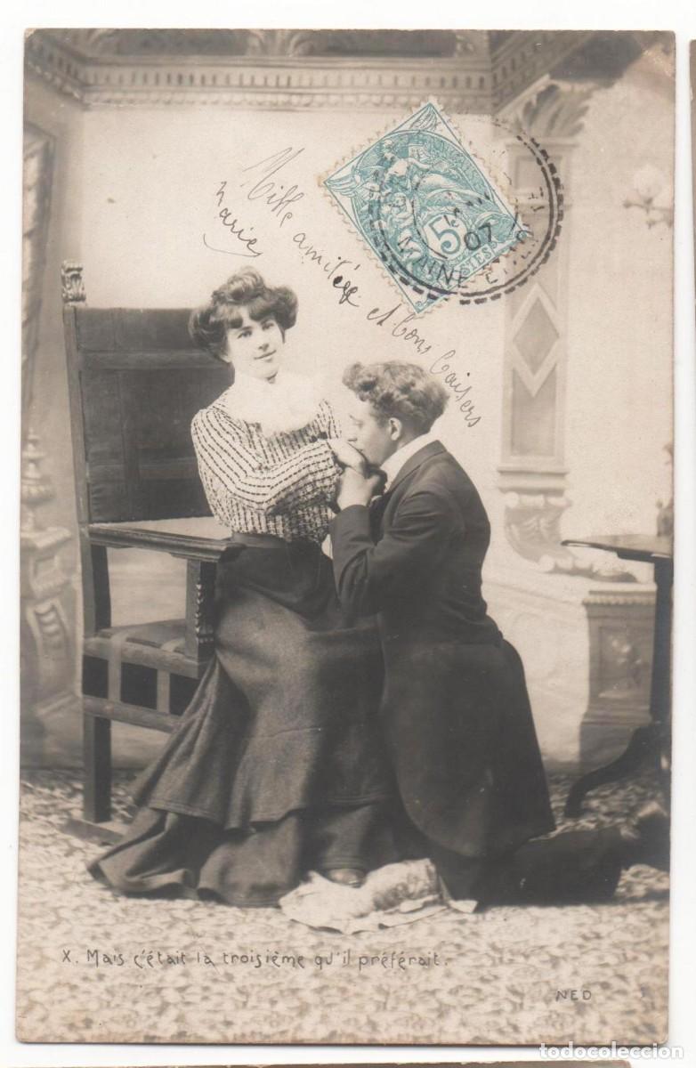 Postais: Postal francesa principios del XX- circulada-