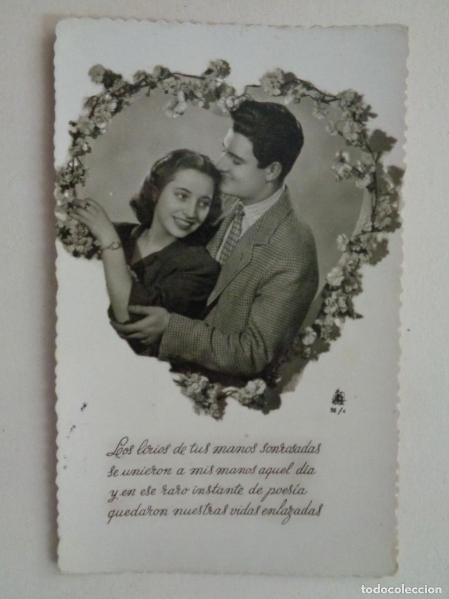 Postkarten: POSTAL GALANTE CON PAREJA ENAMORADA . A&Ntilde;OS 40