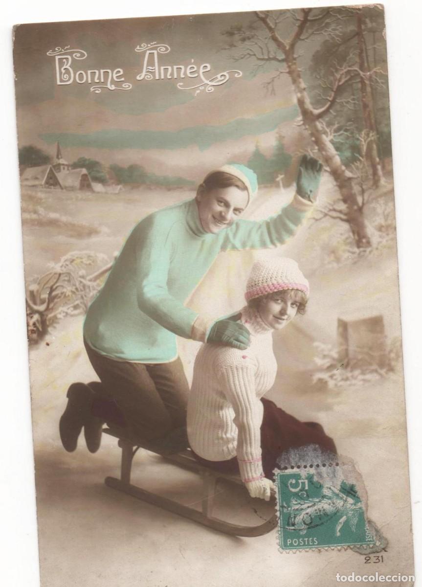 Postales: Postal francesa principios de siglo XX- circulada-