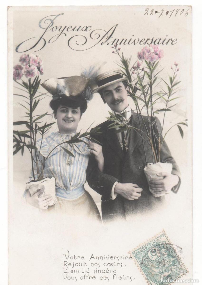 Cartoline: Postal francesa principios de siglo XX- circulada-