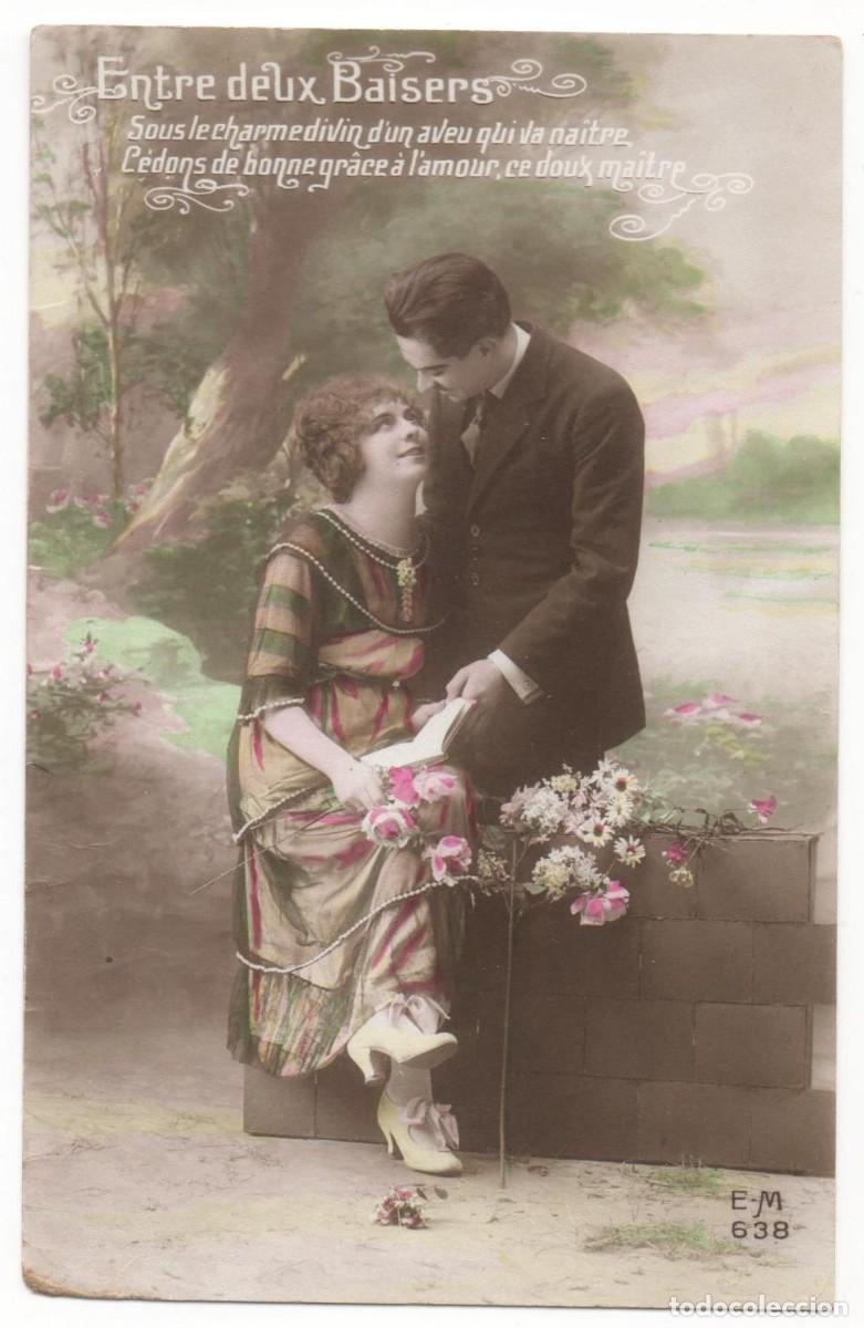 Postais: Postal francesa principios de siglo XX- Escrita-