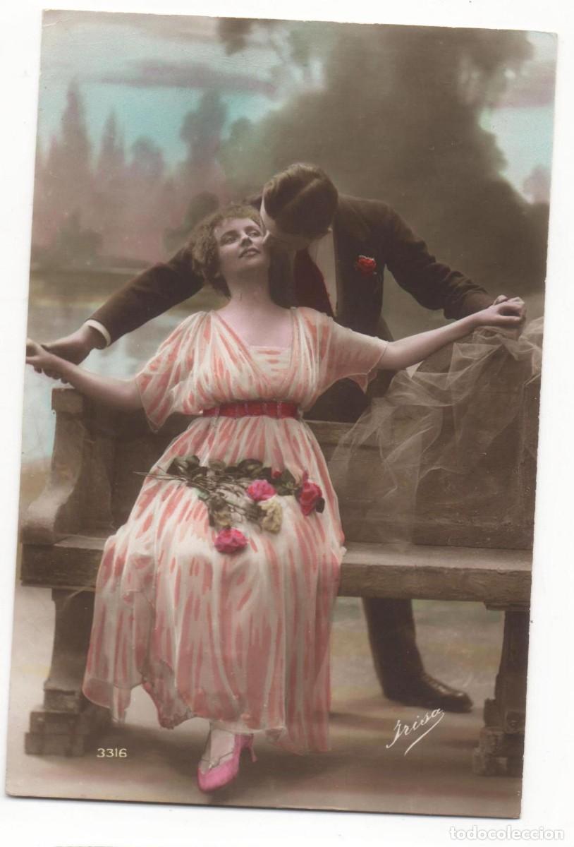 Postais: Postal francesa principios de siglo XX- Escrita-