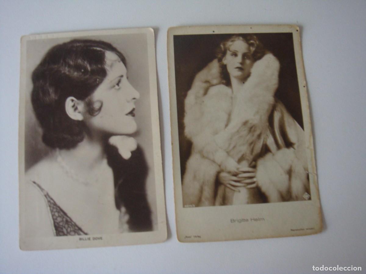 Postkarten: 2 POSTALES ANTIGUAS DE ARTISTAS Y ACOTRES