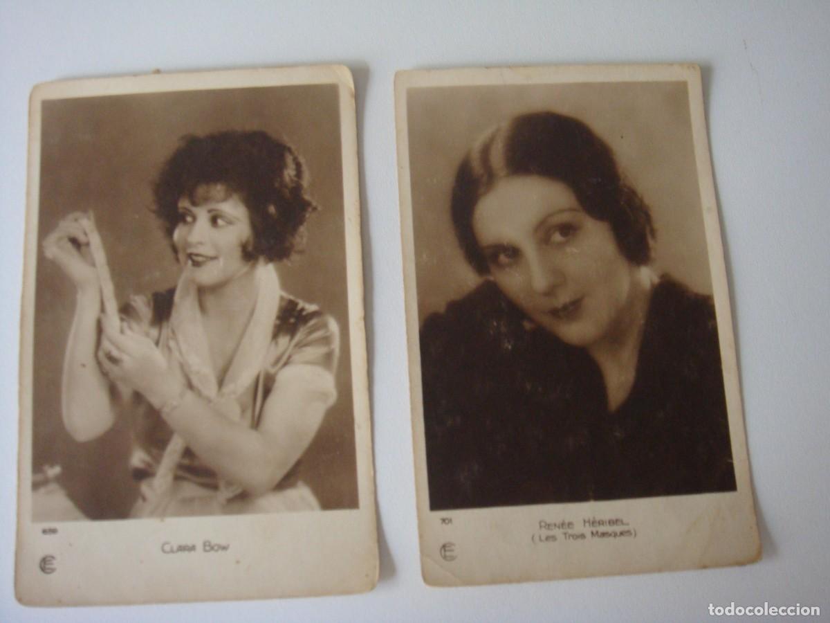 Postkarten: 2 POSTALES ANTIGUAS DE ARTISTAS Y ACOTRES