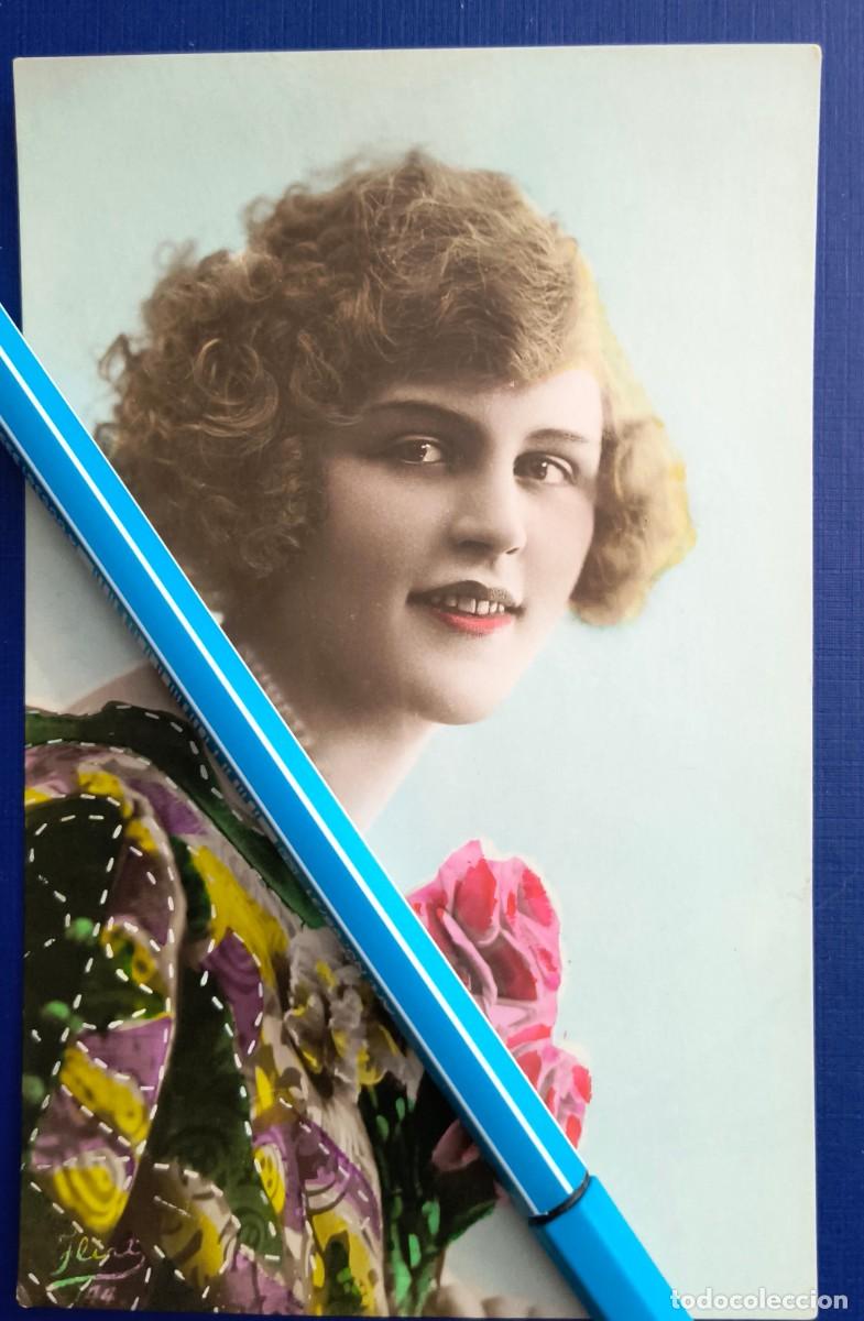 Postcards: BONITA POSTAL DE MUJER JOVEN - PRINCIPIOS SIGLO XX