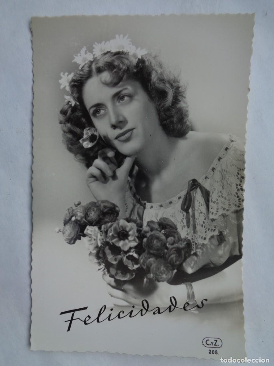 Postcards: POSTAL GALANTE CON PRECIOSO RETRATO DE MUJER . A&Ntilde;OS 50