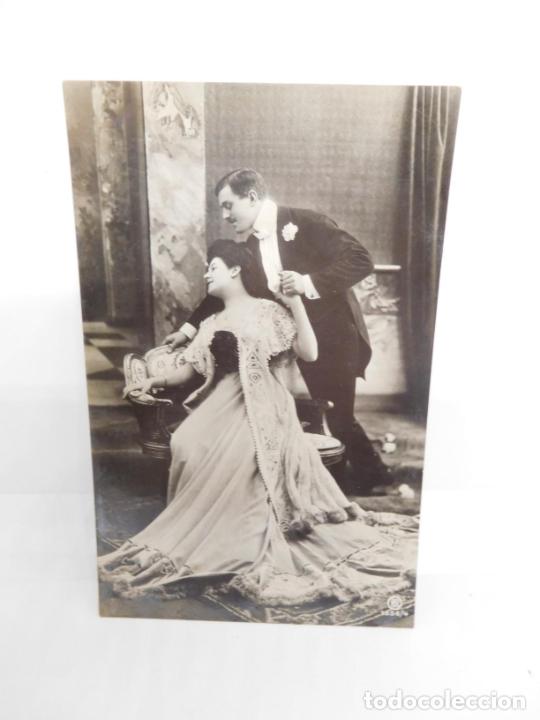 Postales: M69 Postal principios del s. XX. Galanes y mujeres. Parejas. Art Dec&oacute;. Sin circular. 65
