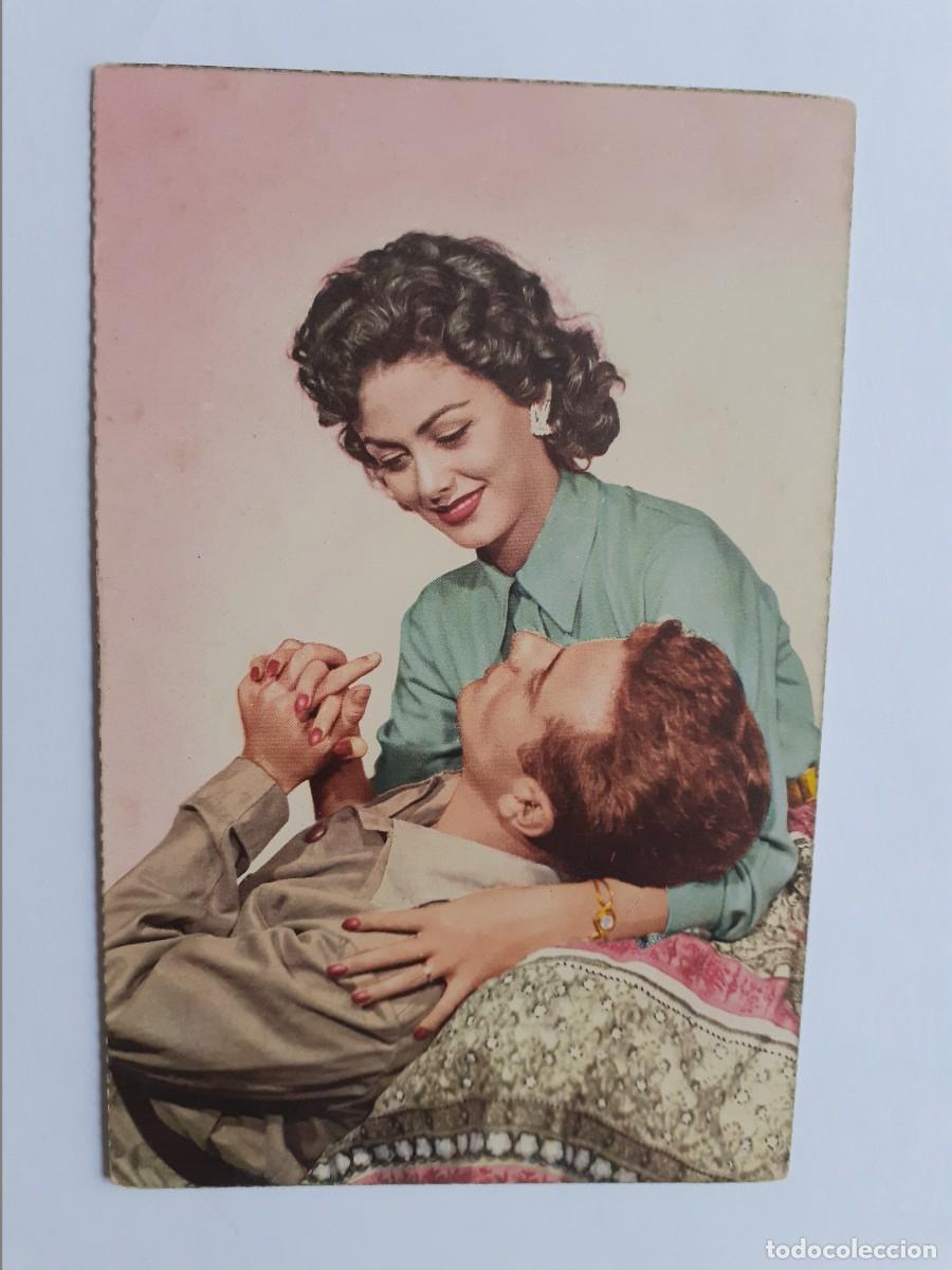 Postais: POSTAL - ROMANTICA - PAREJA - DEPOSITO LEGAL B.13594 - 1959