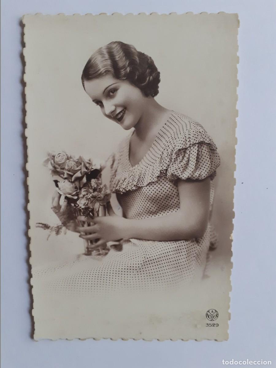 Postais: POSTAL - FRANCIA MUJER - ED. NOYER 3529 - ESCRITA