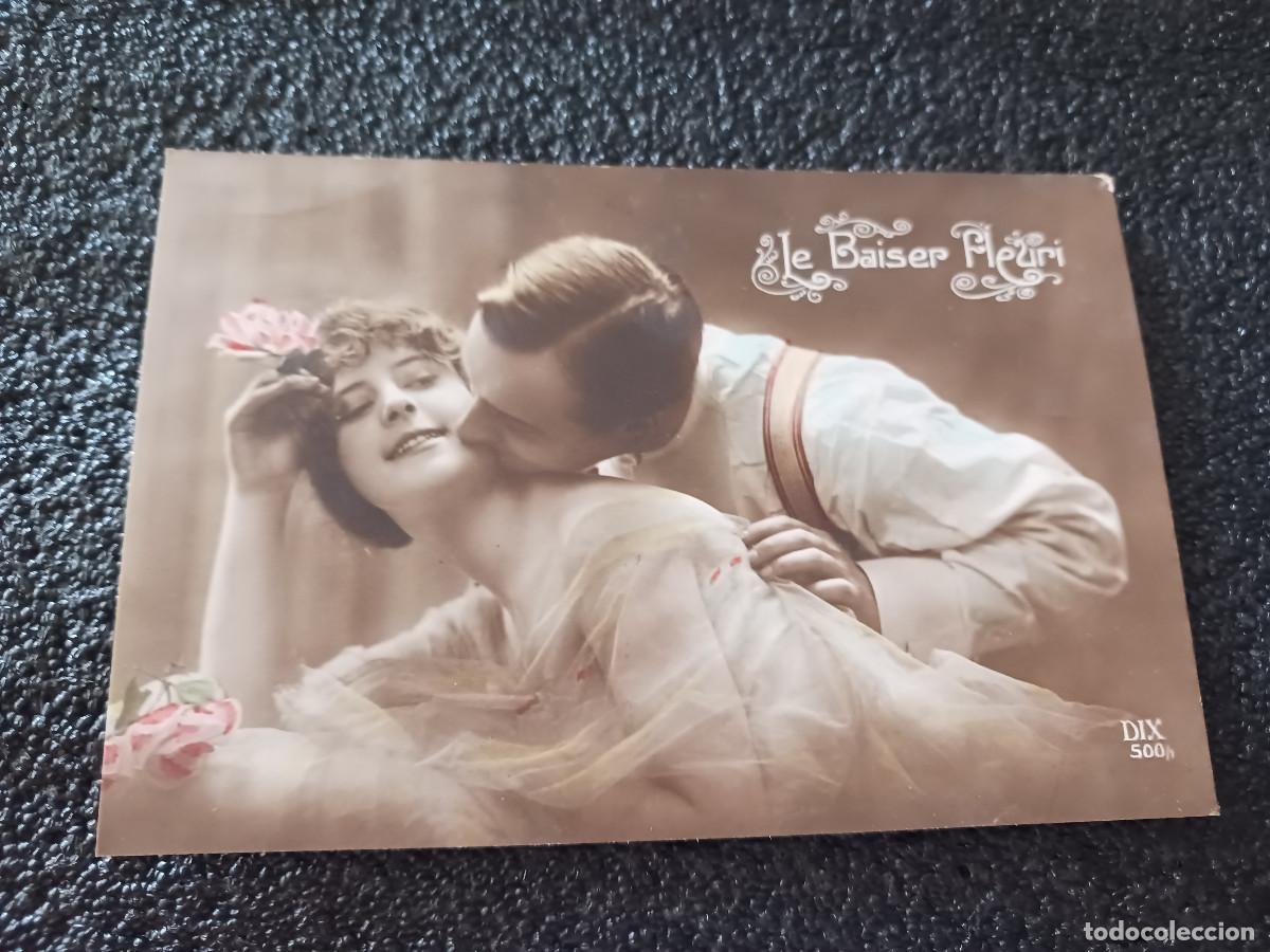 Cartoline: le baiser fleuri, ed. dix 500,
