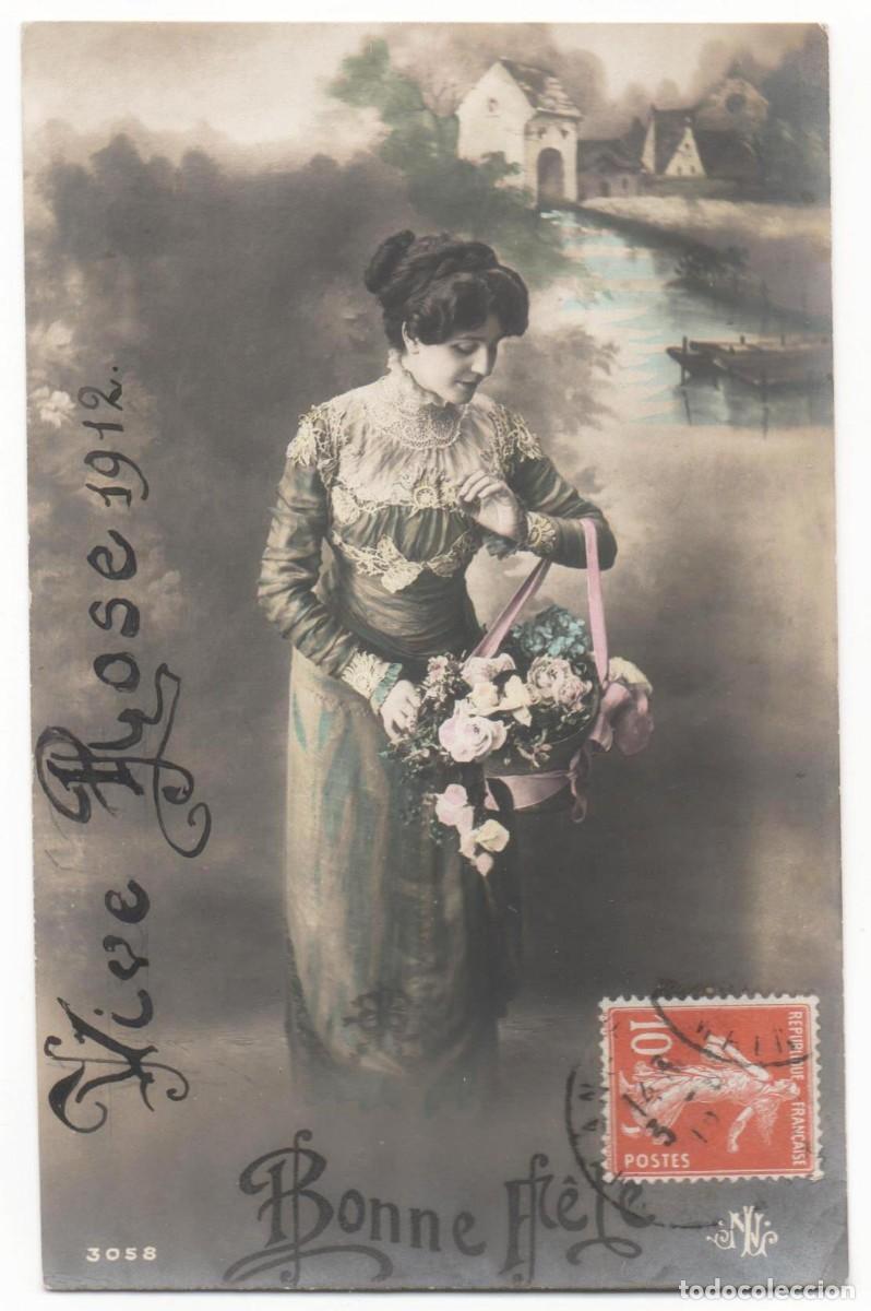 Cartoline: Postal francesa principios del XX- circulada-