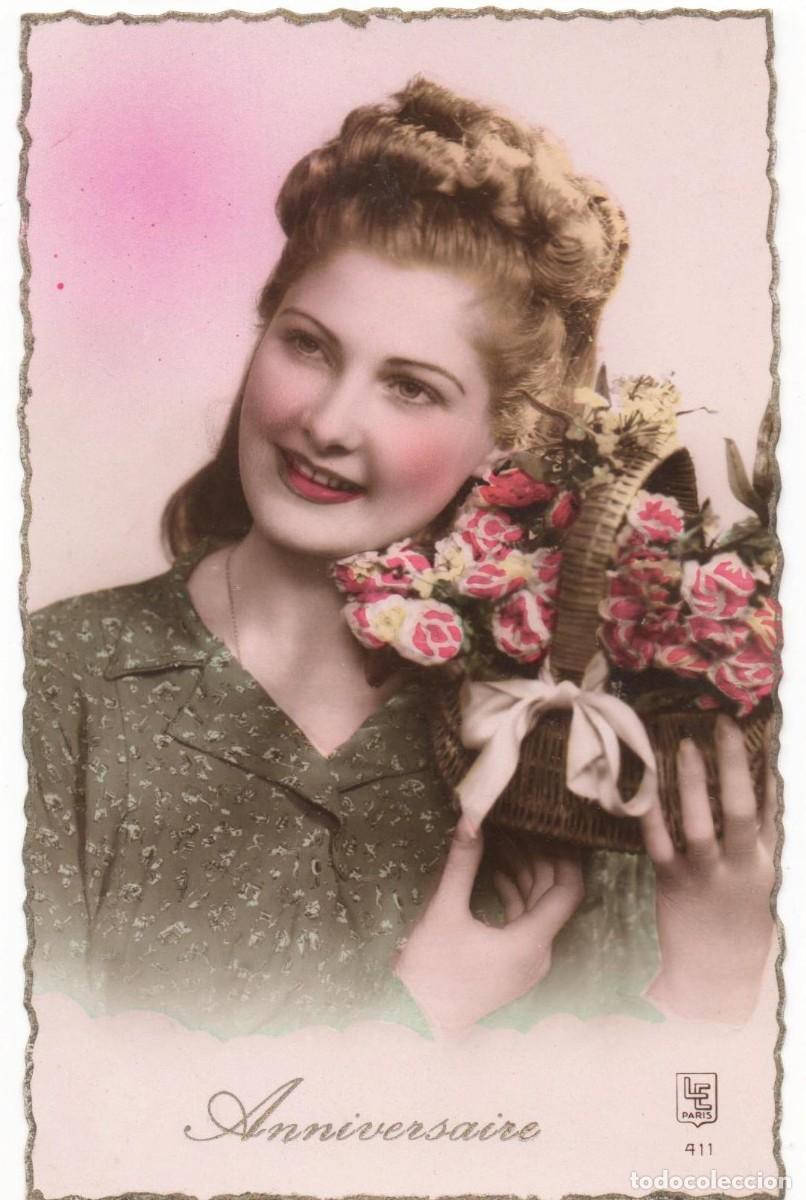 Cartoline: Postal Francesa a&ntilde;os 40-50- circulada-